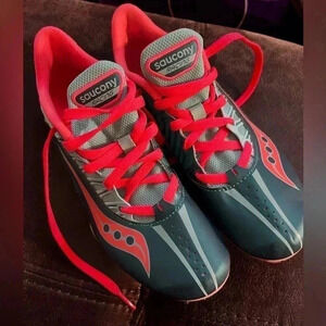 Saucony Spit Fire Track running Shoes Ladies Size 9.5 Women S19018-6UK 7.5Eur41